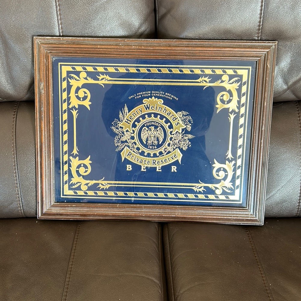 Vintage Henry Weinhard Private Reserve Beer sign